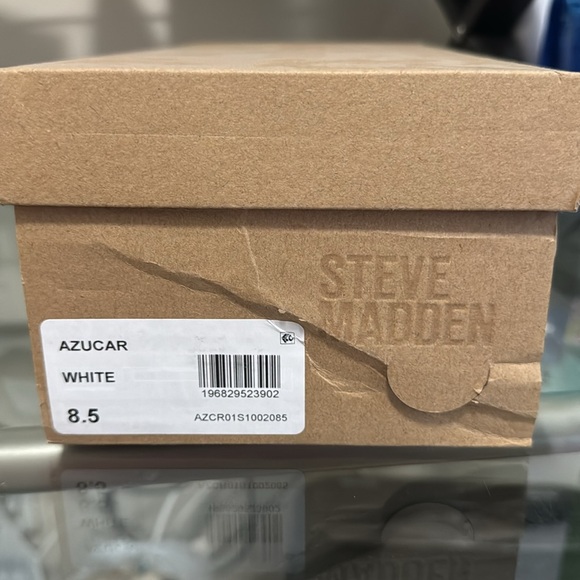 Steve Madden Azucar White Wedge Espadrille sandal - Picture 7 of 7